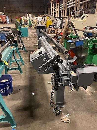 Used 120" WIDE APPLETON MODEL A301 AUTOMATIC CORE CUTTER 2HP - 3" CORE DIAMETER