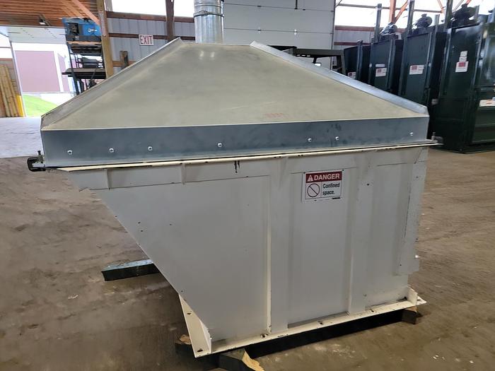 Used 2008 VECOPLAN RG 52 / 100 SINGLE SHAFT SHREDDER 100HP with Discharge Conveyor and High Dump