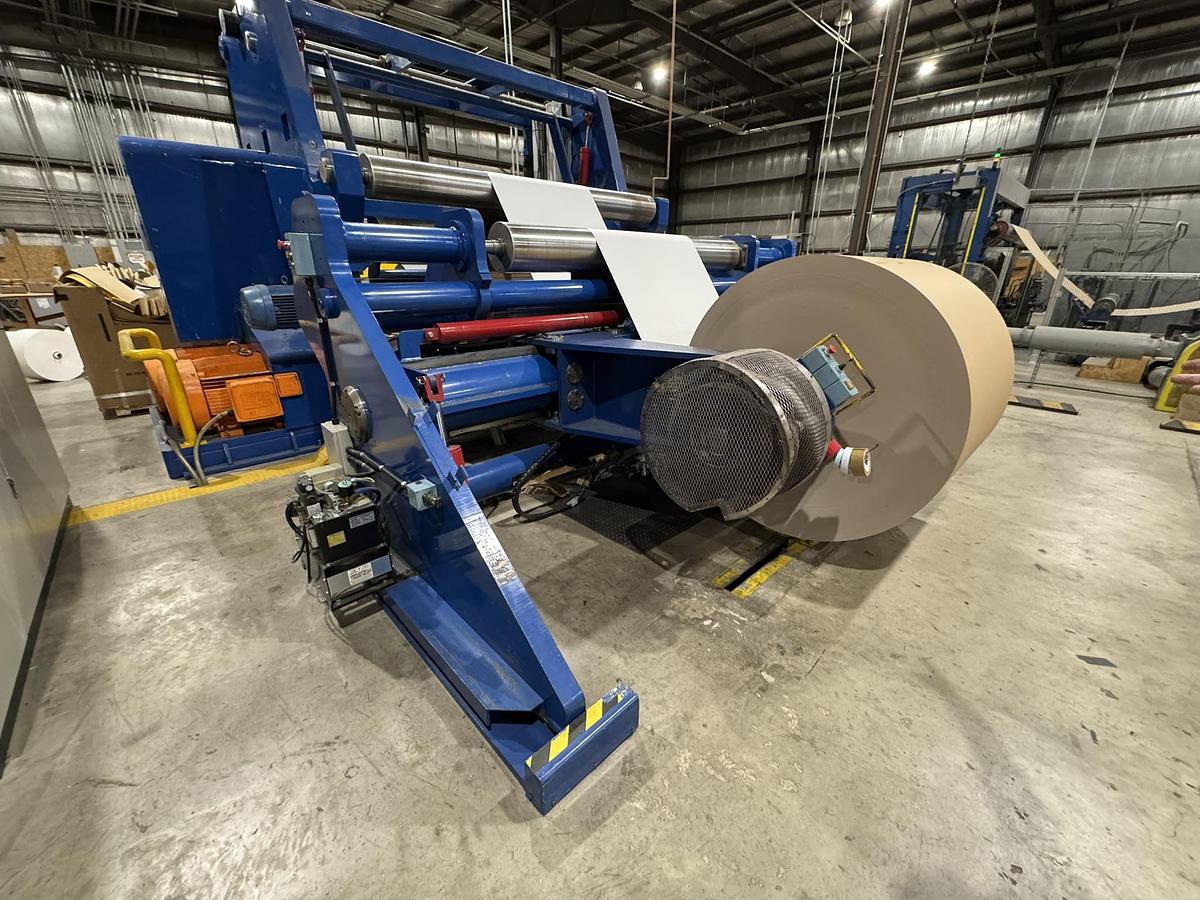 Used 80.5" WIDE AUSQUIP MODEL JM-80-60 TWO DRUM WINDER