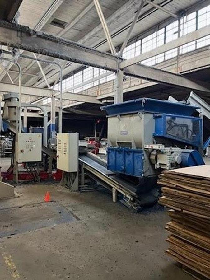 Used ZERMA COMPLETE PLASTICS RECYCLING SYSTEM MODLE ZSS 1000/1200