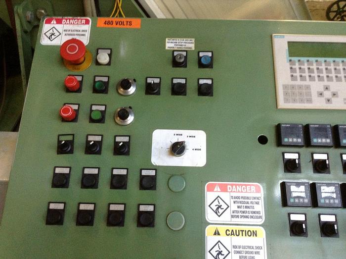 Used PEERLESS BLANK FED PLATE & TRAY FORMING LINE FOR FOOD TRAYS AND OTHER