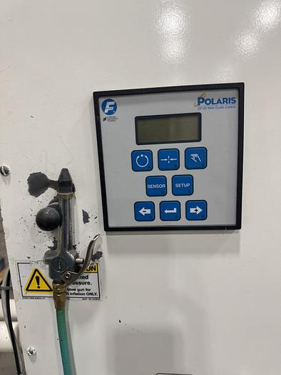 Used 10" WIDE ACCRAPLY STANFORD MODEL DM10 DOCTOR MACHINE MFG 2011