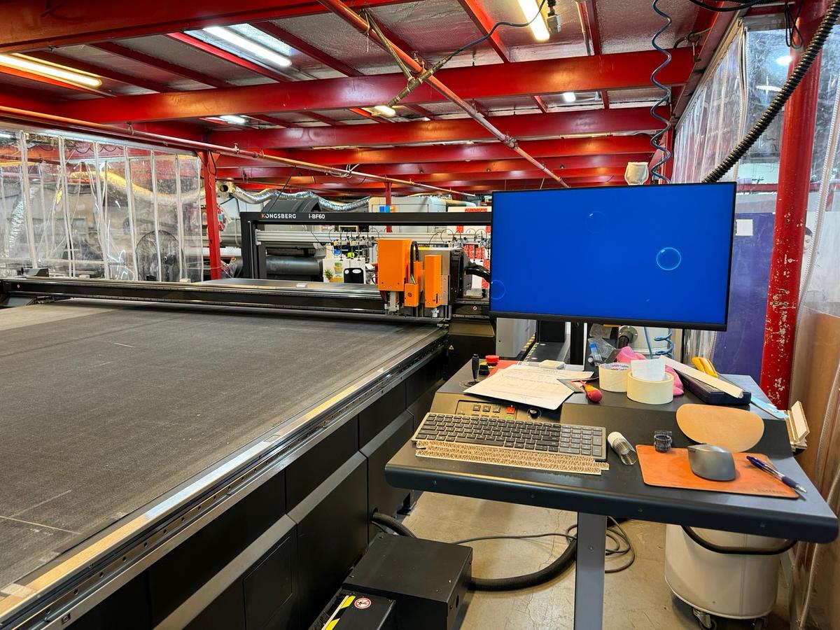 Used KONGSBERG HIGH SPEED FEEDING, CUTTING & STACKING SYSTEM MODEL i-BF60