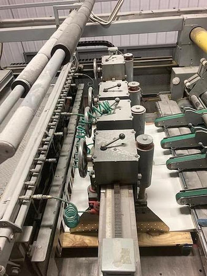 Used 73" BW PAPERSYSTEMS / MARQUIP SHEET PRO DUAL ROTARY SHEETER - MFG 1999