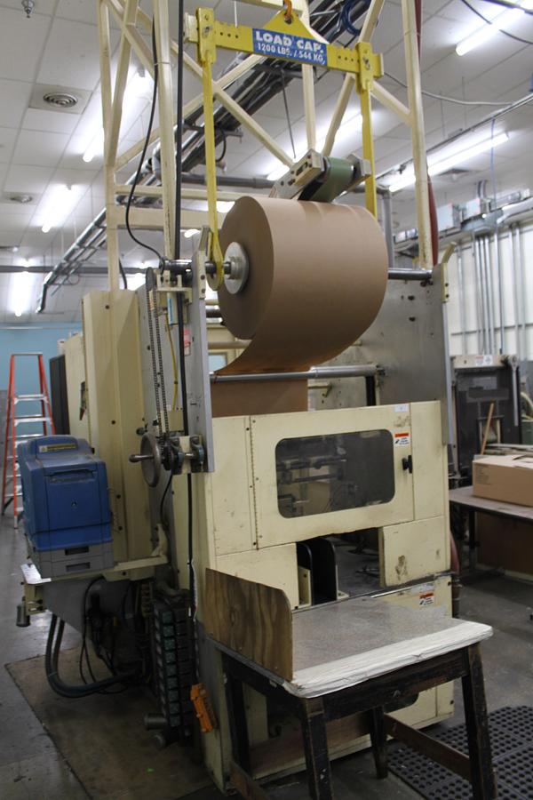 Used 37" WIDE GREENBAY ENGINEERING SINGLE FOLD DISPENCER TOWEL WITH BRETTING BANDER