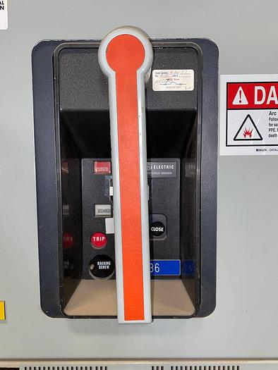 Used GE AKD-8 7 SECTION SWITCHGEAR SECTION