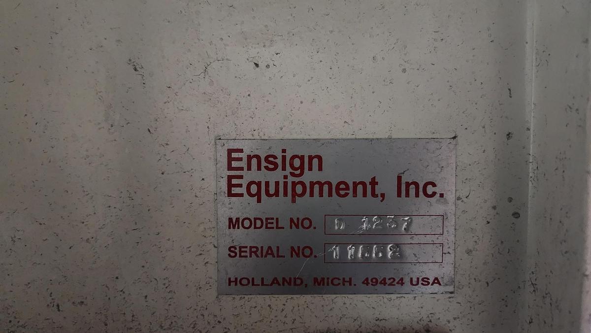 Used 60" WIDE ENSIGN HYDRAULIC BOX DUMPER MFG 2015