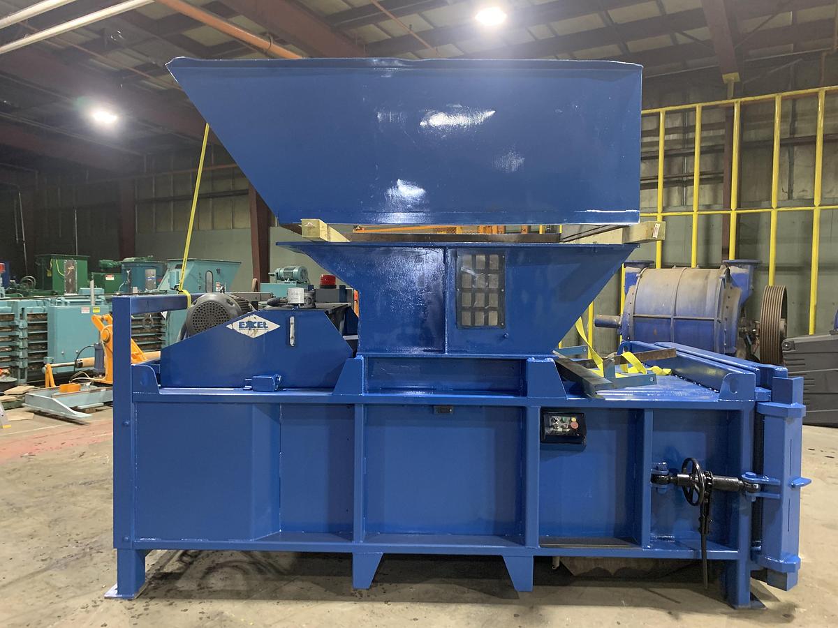 Used EXCEL EX-60 CLOSED DOOR BALER 20HP DUAL 6" CYLINDER