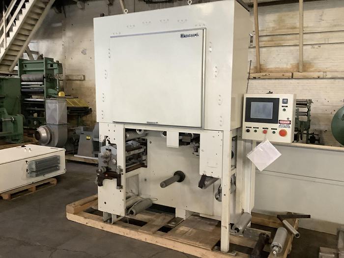 Used 15" WIDE CHESNUT ENGINEERING 1 COLOR PRINTER 2 ROLL ROTOGRAVURE AND LAMINATING LINE