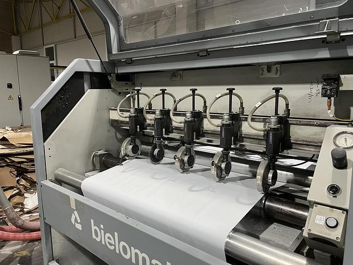 Used BIELOMATIK P22/02 + CSW25/67 FULLY AUTOMATIC CUT SIZE A3-A4 SHEETER
