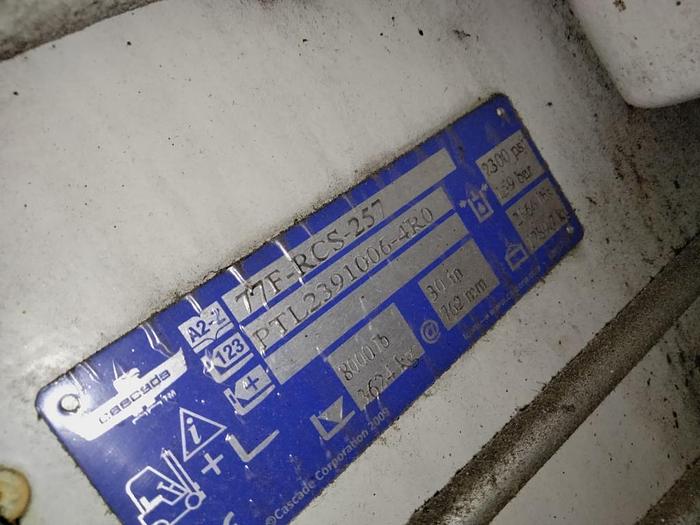 Used 12,000 POUND HYSTER S120FTPRS FORKLIFT WITH PAPER ROLL CLAMP MFG. 2018 - OH HOLD