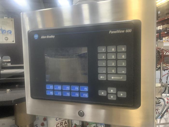 Used KHS-BARTELT VERTICAL POUCH MACHINE WITH HOODED SLIDE ZIPPER ATTACHMENT