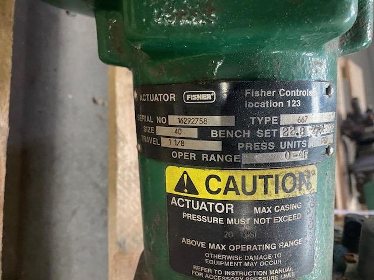 Used FISHER CONTROL VALVE