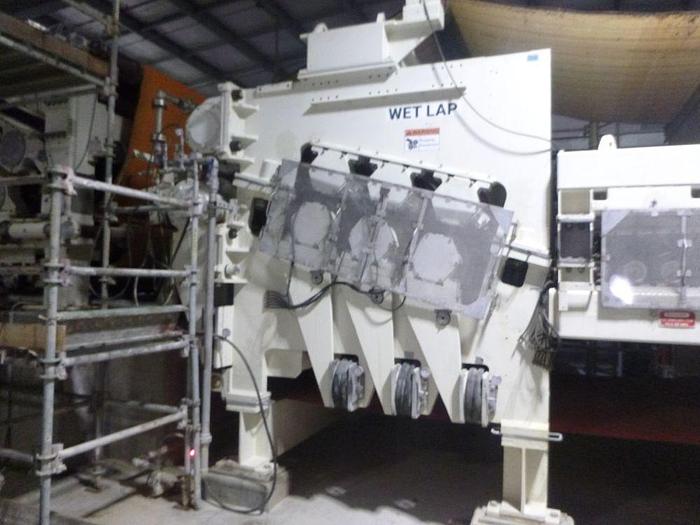 Used 2.5M PRESS TECHNOLOGIES - HYMAC WETLAP MACHINE MODEL 100 HP-SF WITH HEAVY DUTY PRESS COMPLETELY REBUILT  2018