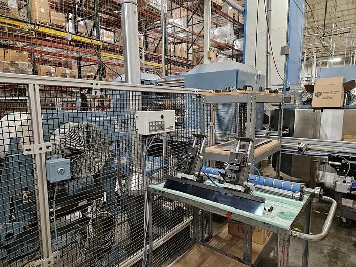 Used 26" WIDE JENNERJAHN MODEL JJF-26 AUTOMATIC POS SLITTER REWINDER