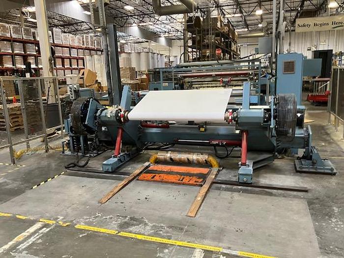 Used 73" JENNERJAHN SRA 73 COUNTER ROLL REWINDER