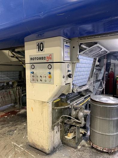 Used 40" ROTOMEC MODEL RS 4003 10 COLOR ROTOGRAVURE PRESS (SOLVENT INK) MFG. 2006