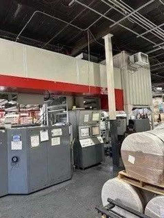 Used 55" WIDE ONYX 808 GL 140 GEARLESS 8 COLOR CI PRINTING PRESS - MANUFACTURED 2011