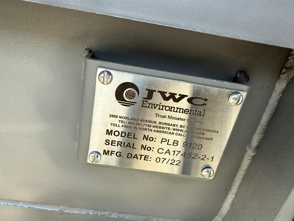 Used JWC ENVIRONMENTAL MODEL IFO 3648W DRUM TROMMEL SCREEN MANUFACTURED 2022