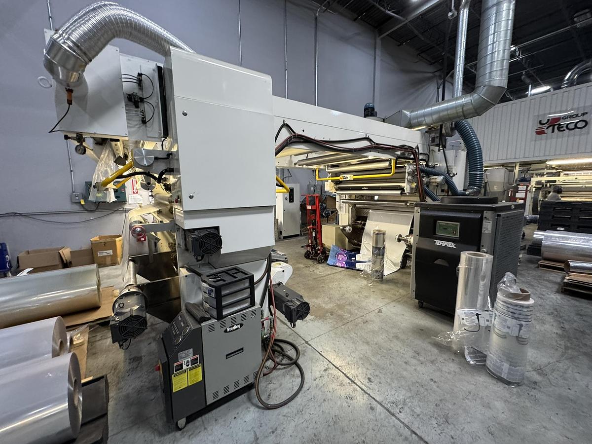 Used 59" WIDE NORDMECCANICA SUPER SIMPLEX 1500 SOLVENTLESS LAMINATOR - MFG 2012