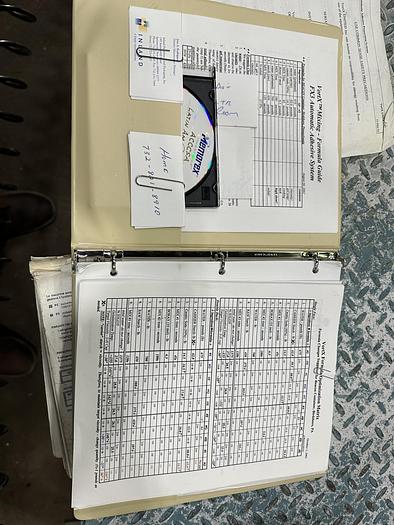 Used VORTEX UNITED STARCH MIXING SYSTEM TORNADO F5, MODEL 0202501 FX3, WITH BATCH HOPPER, BORAX HOPPER, DIGITAL SCALES, CAUSTIC HOPPER