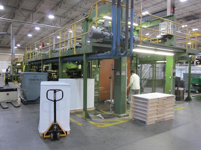 Used 80" PASABAN MODEL KST-2200 DUAL ROTARY KNIFE SHEETER DRIVE UPGRADE 2010