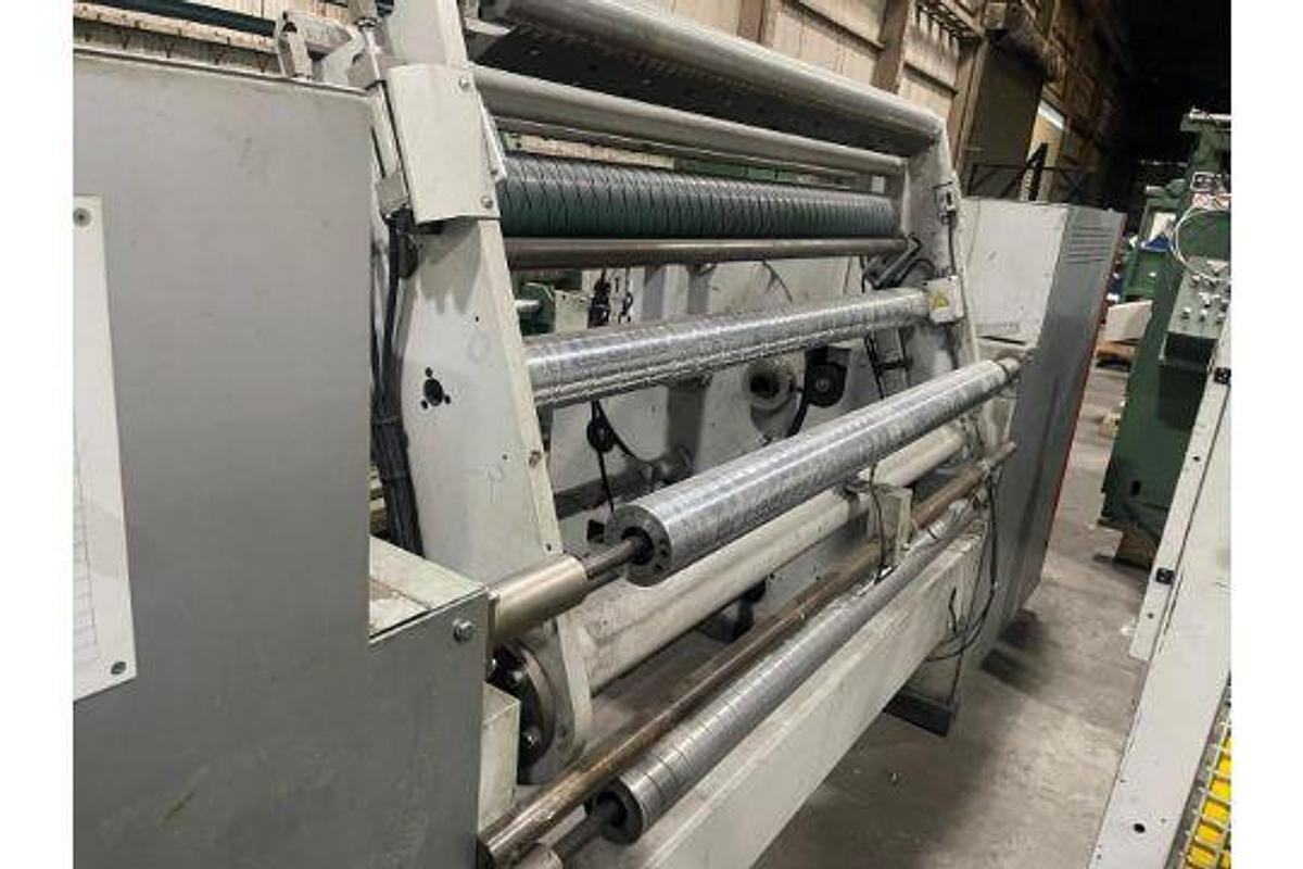 Used 58" WIDE COMEXI TURRET UNWIND WITH SPLICING 32" DIAMETER 