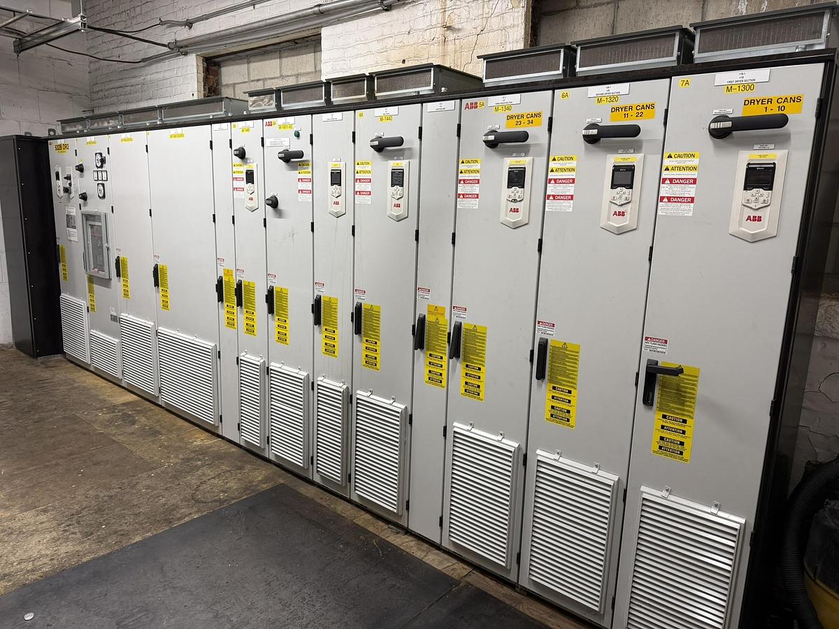 Used 110" (2.8M) VOITH FOURDRINIER PAPER MACHINE (2002) – LINERBOARD / TUBE & CORE – 72" DIAMETER DRYERS – DUAL SHOE PRESS (LBM)