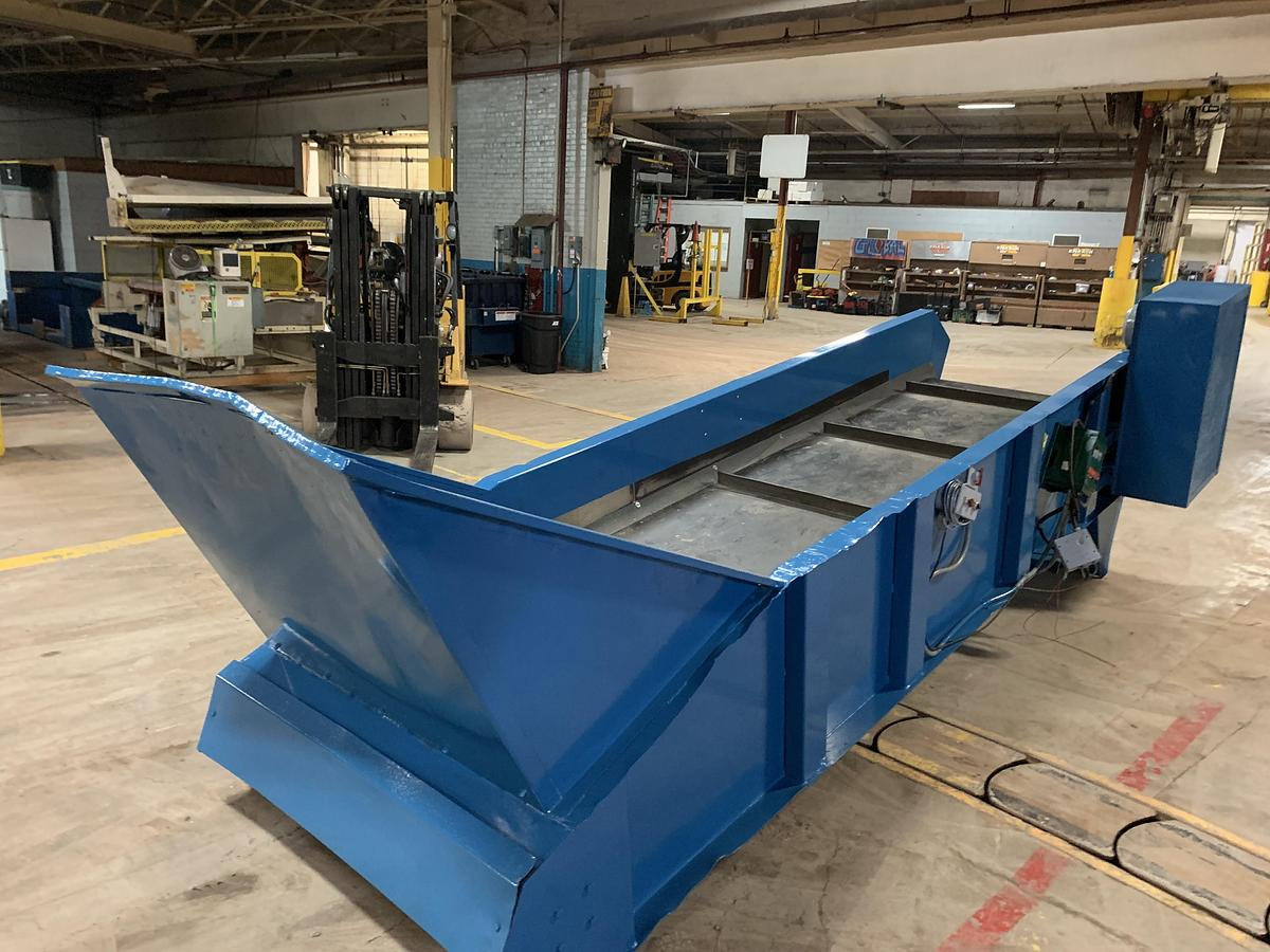 Used EXCEL EX-60 AUTOMATIC MANUAL TIE BALER WITH CONVEYOR VIDEO AVAILABLE