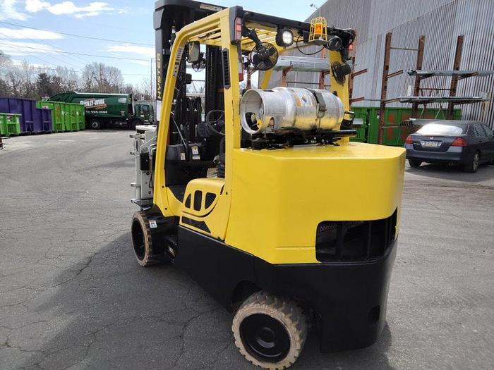 Used 12,000 POUND HYSTER MODEL S120FTPRS PAPER ROLL CLAMP TRUCK FORKLIFT