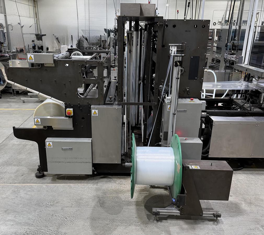 Used TOTANI MACHINE MODEL BH-60DLC 3 SIDE SEAL POUCH MACHINE - REFURBISHED AND RUNNING