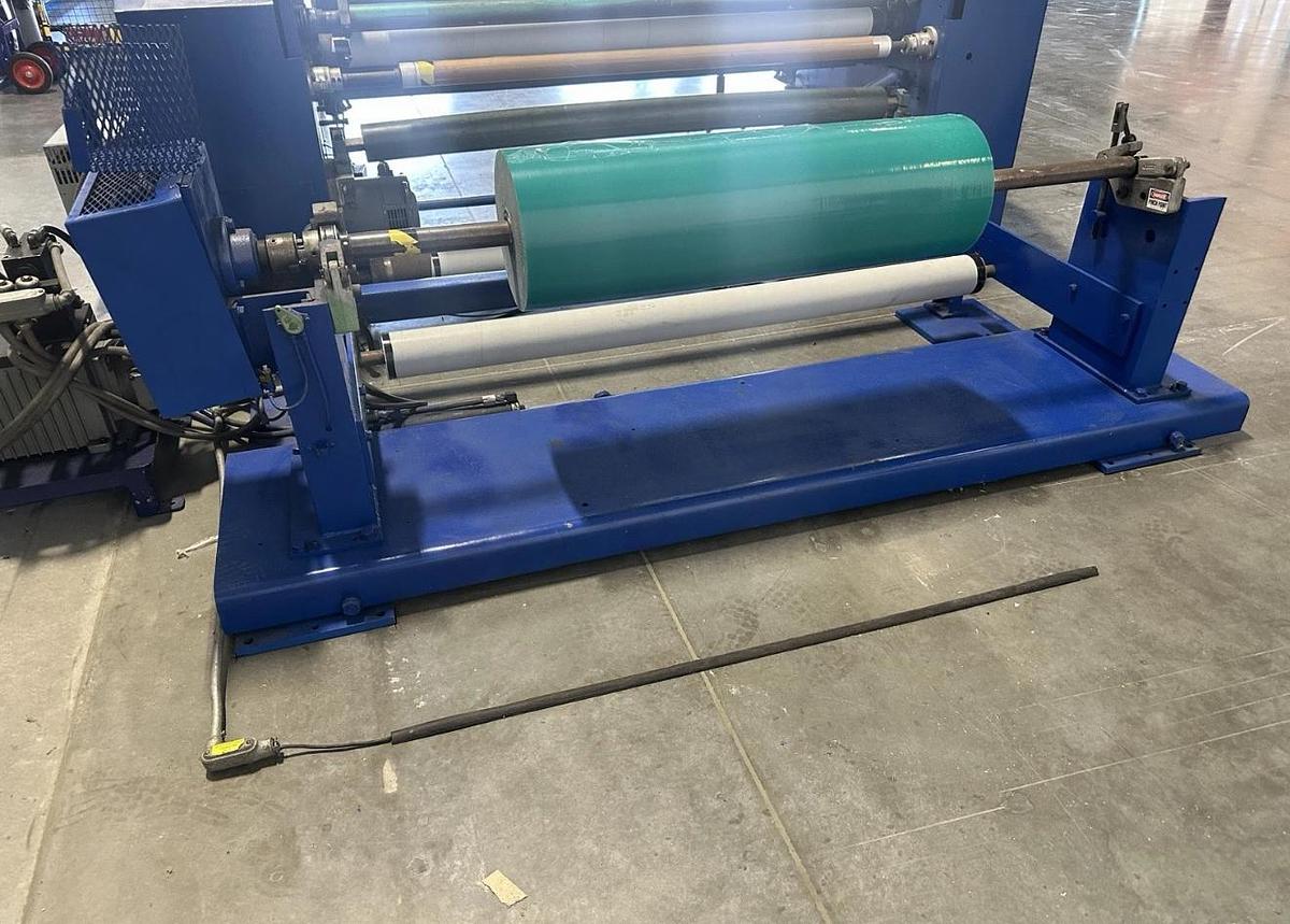 Used 62" DUSENBERY MODEL 635 BL DUPLEX SLITTER REWINDER 