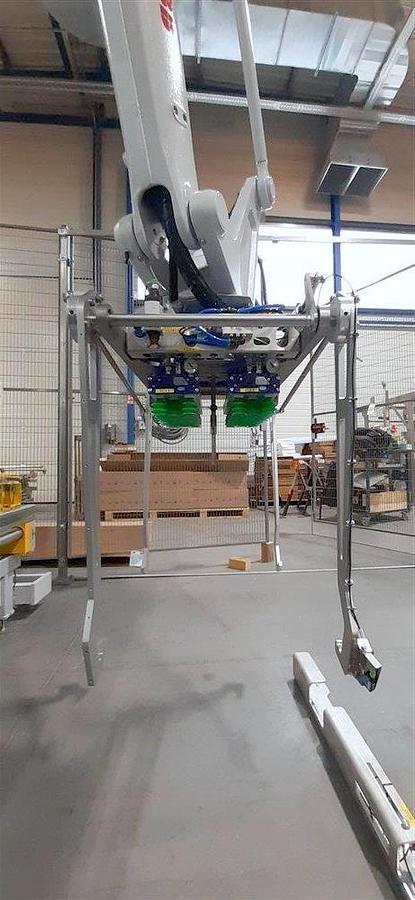 Used PATTYN HIGH-SPEED CASE ERECTING AND BAG INSERTING AUTOMATED PACKAGING SYSTEM