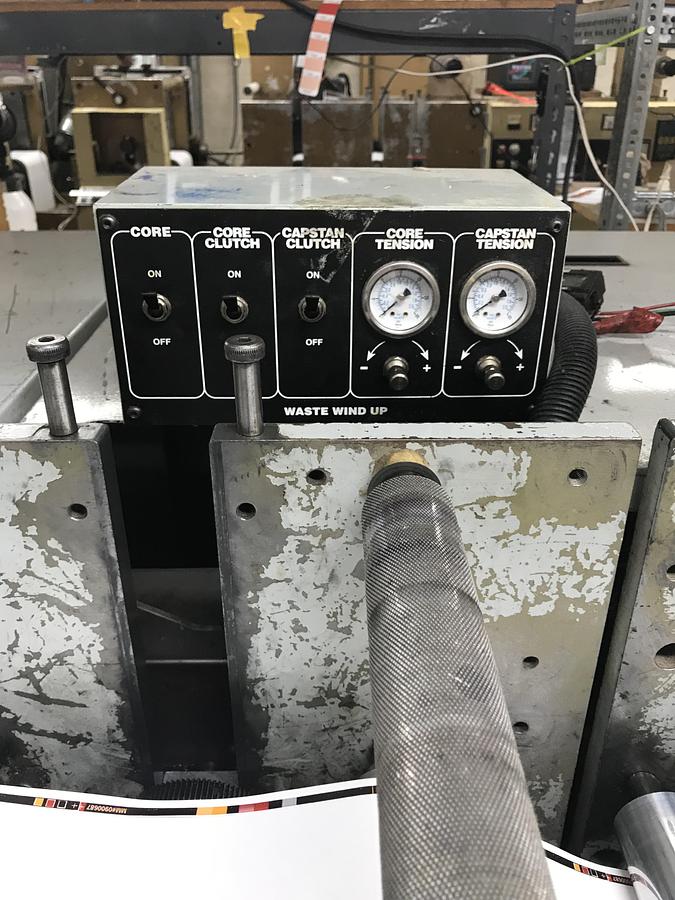 Used 13" ALLIED MODEL 313 4 COLOR 3 DIE STATION FLEXO PRESS