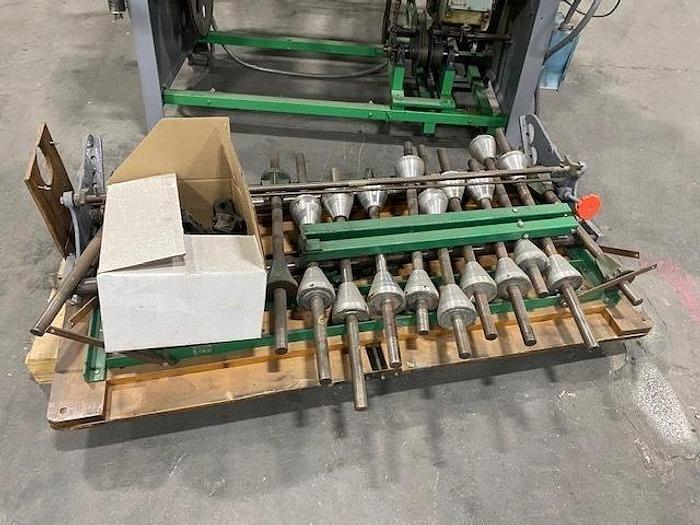 Used 55" BECK ROTARY KNIFE SHEETER W/ OUTPUT BELT CONVEYOR 7.5 HP