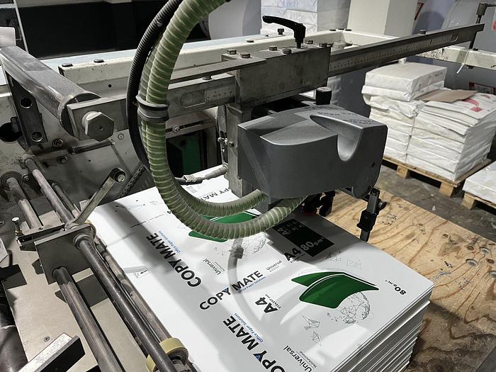 Used BIELOMATIK P22/02 + CSW25/67 FULLY AUTOMATIC CUT SIZE A3-A4 SHEETER