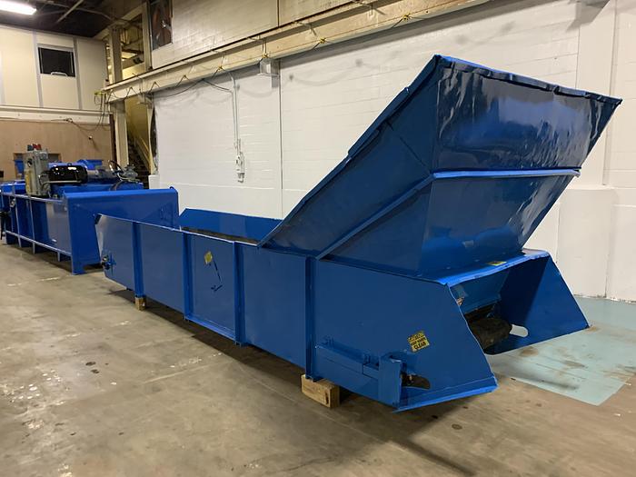 Used EXCEL MODEL EX-62 TWIN CYLINDER CLOSED DOOR BALER WITH CONVEYOR