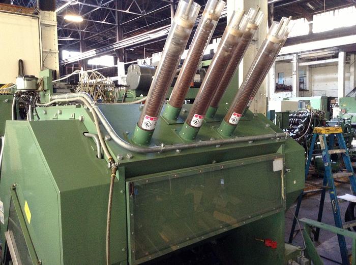 Used PEERLESS BLANK FED PLATE & TRAY FORMING LINE FOR FOOD TRAYS AND OTHER