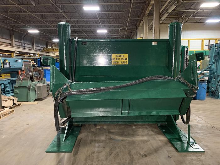 Used 97" WIDE BLACK CLAWSON ROLL SPLITTER 60" DIAMETER