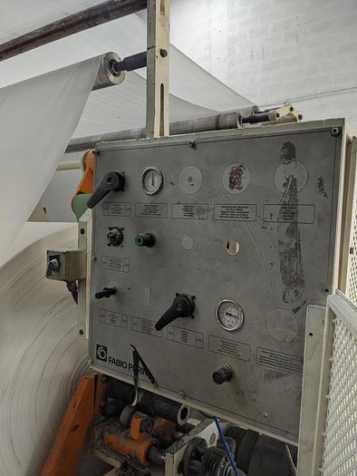 Used 91" WIDE 1992 PERINI 813 BATHROOM TISSE/KITCHEN TOWEL CONVERTING LINE