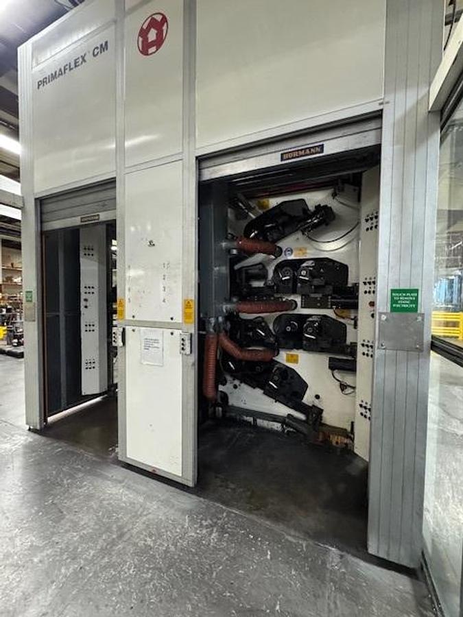 Used 52" WIDE W&H PRIMAFLEX 8 COLOR PRINTING PRESS - STILL RUNNING