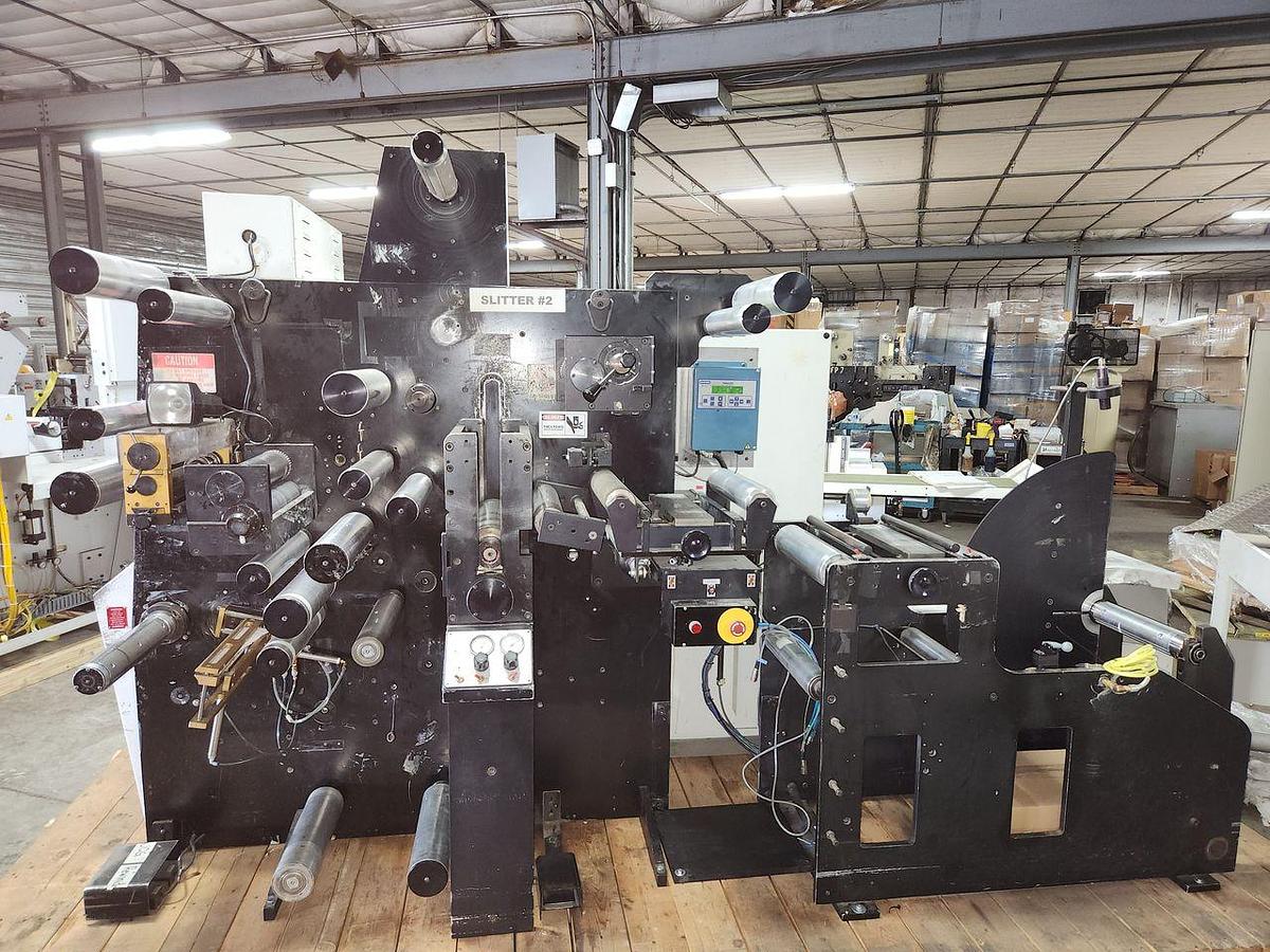 Used 13" ROTOFLEX VSI 330 LABEL REWINDER