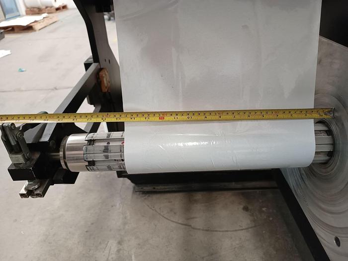 Used 2017 ROTOFLEX DSI-440 17.5" DIE CUTTER WITH SERVO TECHNOLOGIES SERIES 3 SERVO 3000 INFEED AND REREGISTER SYSTEM