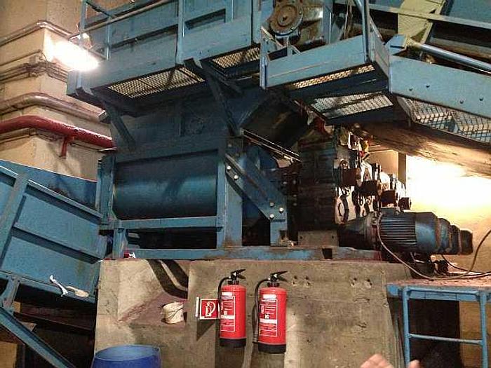 Used DRUM PULPER AHLSTROM (ANDRITZ) FIBREFLOW FF3300 150 TPD 250KW