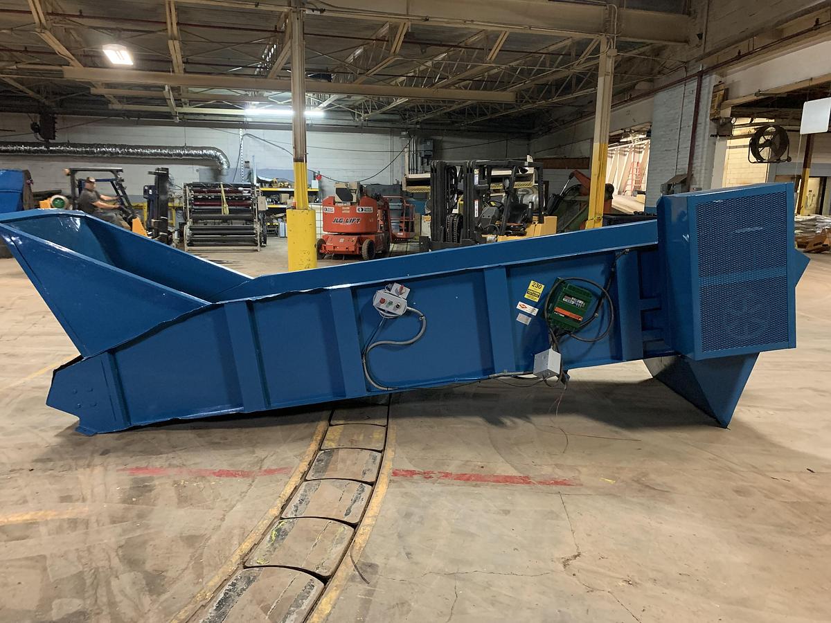 Used EXCEL EX-60 AUTOMATIC MANUAL TIE BALER WITH CONVEYOR VIDEO AVAILABLE