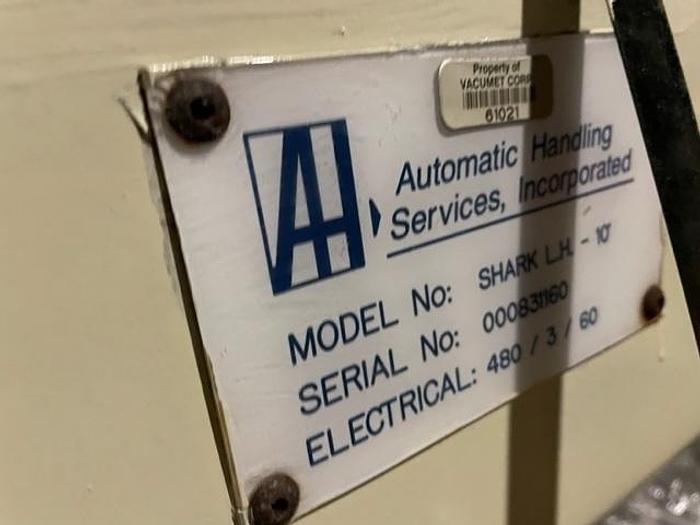 Used 120" AHS INC. MODEL SHARK CORE CUTTER 10", 12", 16" MANDRELS