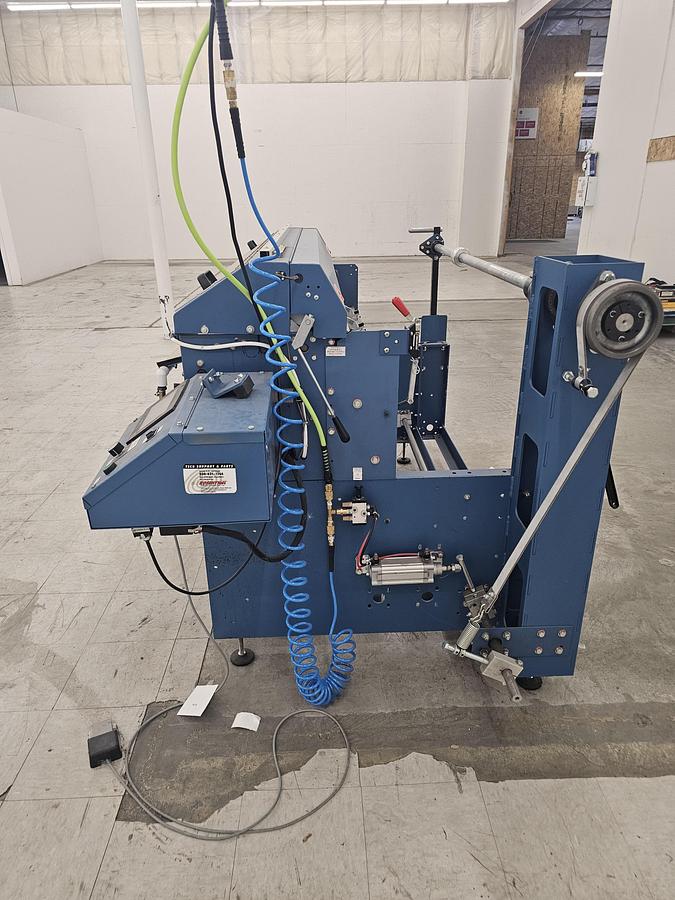 Used 60" WIDE ROSENTHAL SM-60 STRAIGHT KNIFE SHEETER WITH RAZOR SLITTING