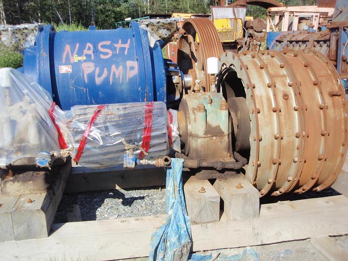 Used NASH 904 P2 CAST IRON VACUUM PUMP 400HP