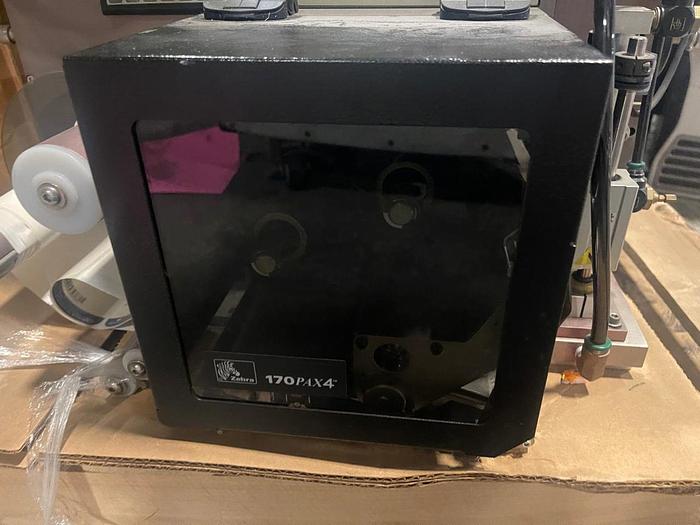 Used CTM LABELING SYSTEMS PRINTER APPLICATOR MODEL 3600-112 PAX 4