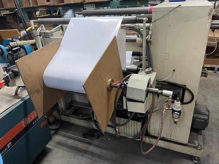 Used 32" WIDE ARROW MODEL 325-21 DUPLEX SLITTER REWIND